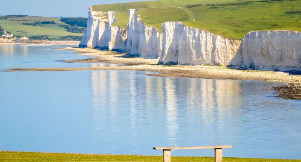 White chalk cliffs, Seven Sisters National Park