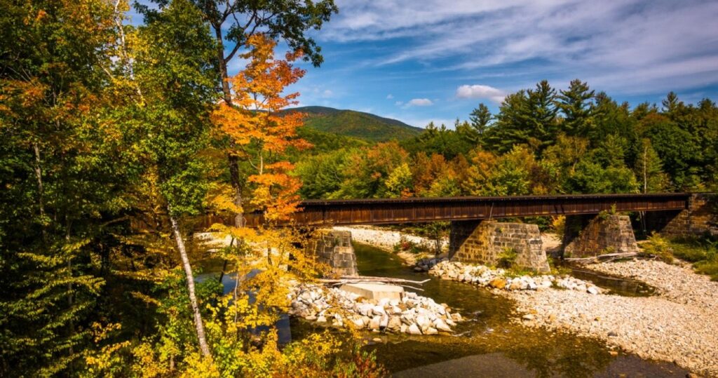 Train Bridge near Bethel, Maine