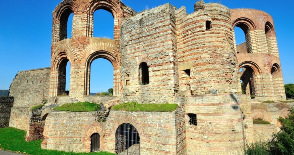 roman baths of trier in germany