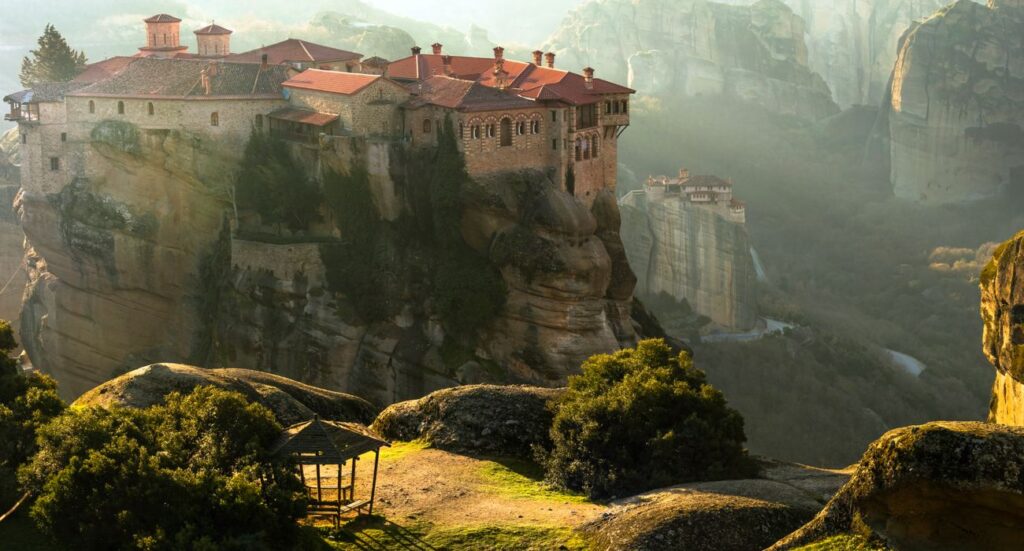 Monastery At Meteora in Greece