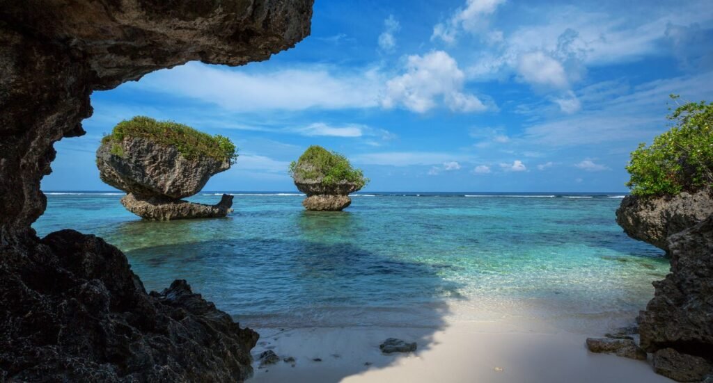 Tanguisson Beach on the tropical island of Guam