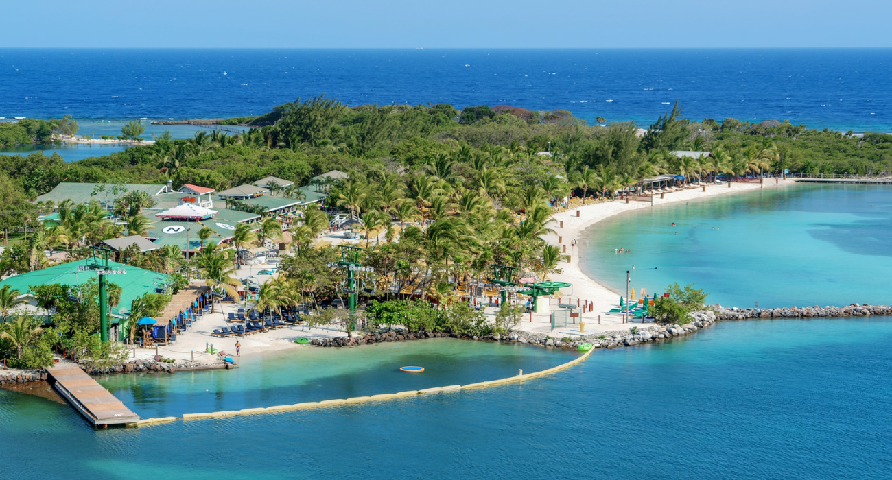 Ilha paradisíaca de Roatán em Honduras