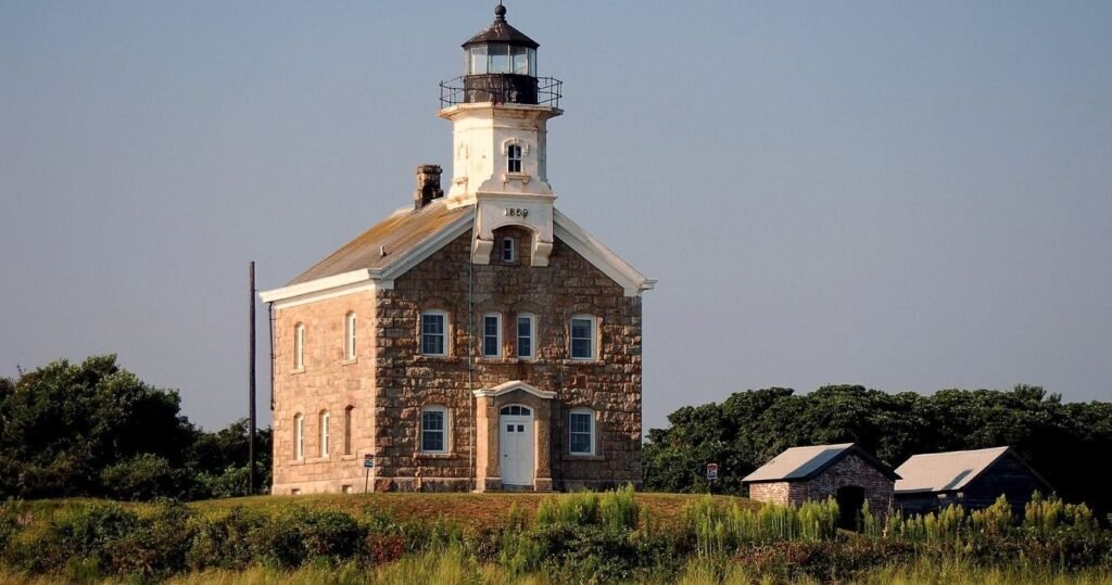 plum island lighthouse off long island, ny