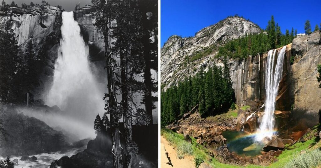 nevada falls in yosemite
